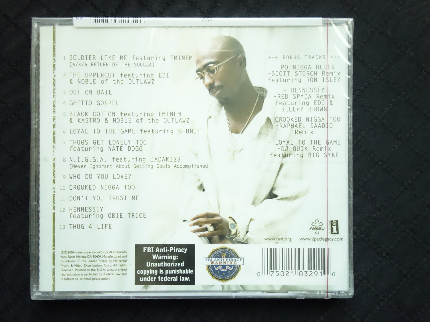2Pac "Loyal To The Game" (CD)-CDs-UnDigable Digs