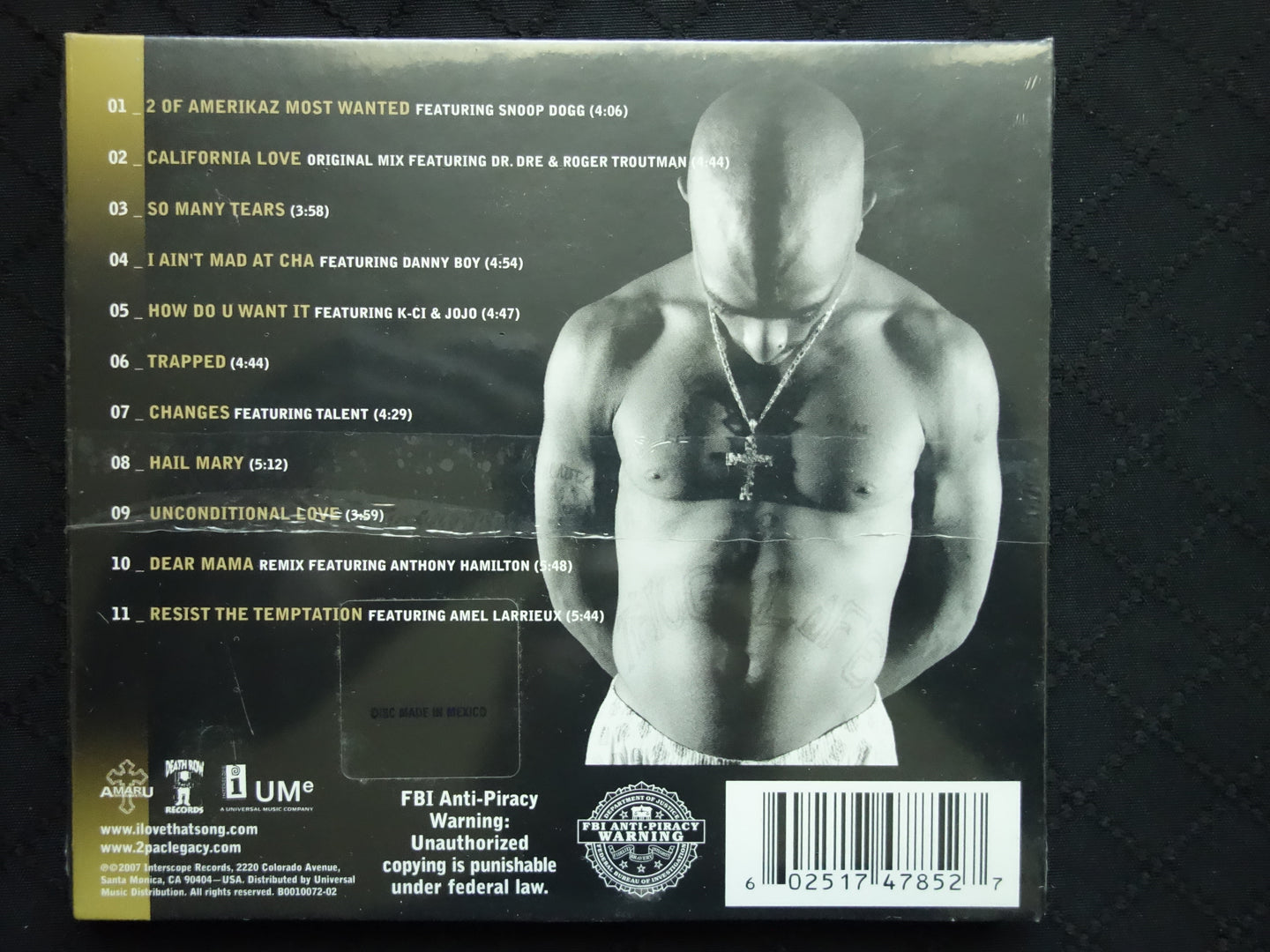 2Pac "The Best Of 2Pac Part 1: Thug" (CD)-CDs-UnDigable Digs