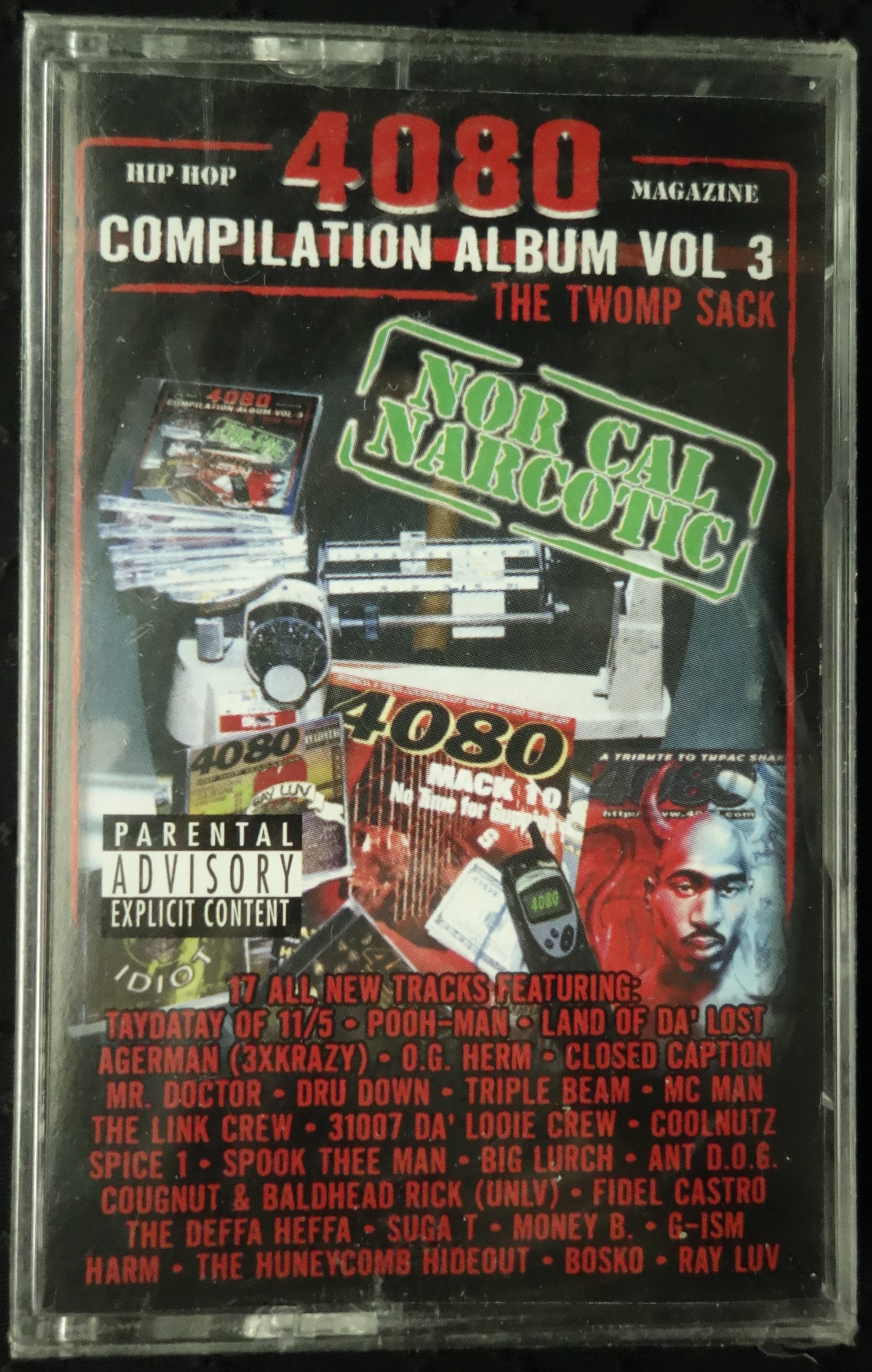 4080 Hip Hop Magazine - Compilation Album Vol 3: The Twomp Sack-Cassette Tapes-UnDigable Digs
