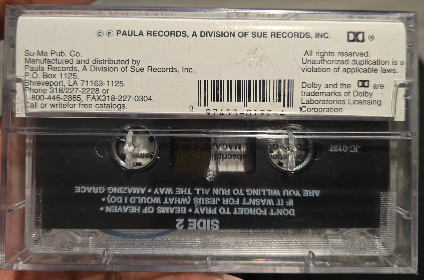 Alabama Blind Boys Presents: Clarence Fountain "Don't Forget To Pray"-Cassette Tapes-UnDigable Digs