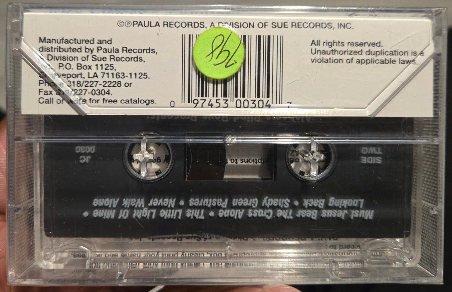 Alabama Blind Boys Presents: Mr. Clarence Fountain "Soul Gospel"-Cassette Tapes-UnDigable Digs