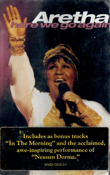 Aretha Franklin "Here We Go Again" (Single)-Cassette Tapes-UnDigable Digs