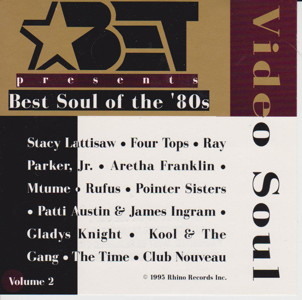 BET Presents: Video Soul - Best Soul Of The '80s Vol. 2-Cassette Tapes-UnDigable Digs