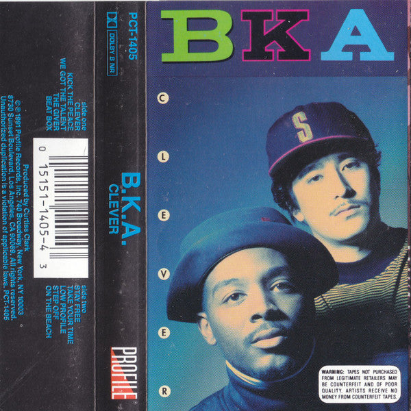 B.K.A. "Clever"-Cassette Tapes-UnDigable Digs