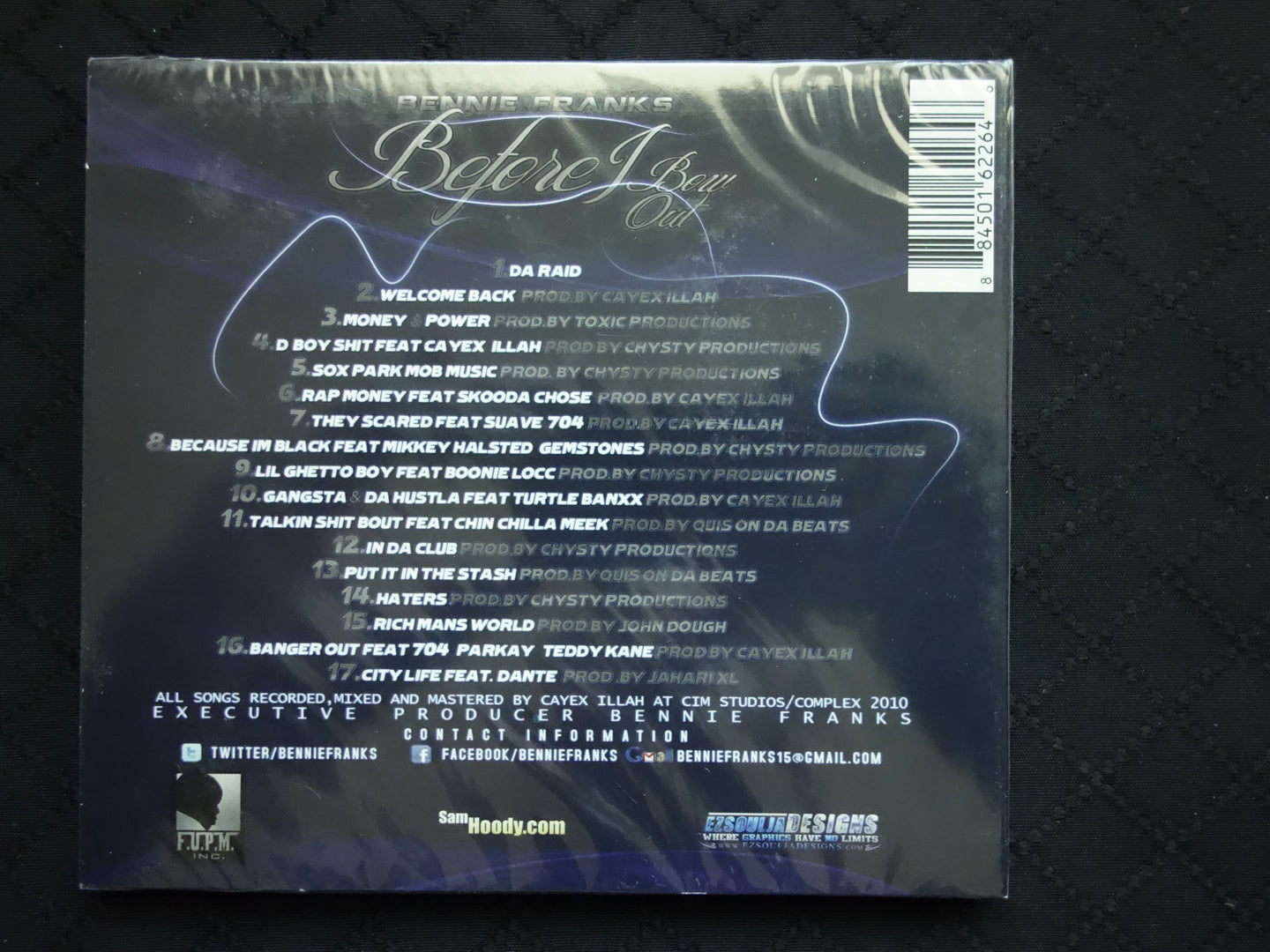 Bennie Franks "Before I Bow Out" (CD)-CDs-UnDigable Digs