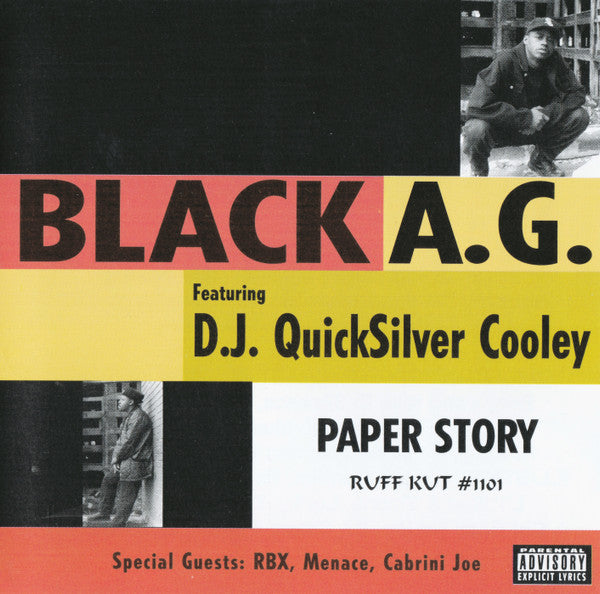 Black A.G. Featuring D.J. Quicksilver Cooley "Paper Story" (CD)-CDs-UnDigable Digs