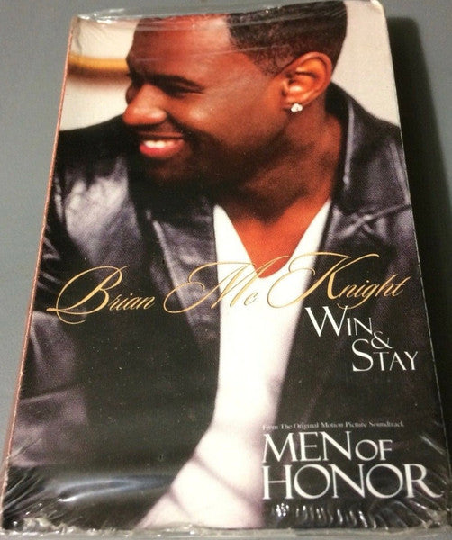 Brian McKnight "Win & Stay" (Cassette Single)-Cassette Tapes-UnDigable Digs