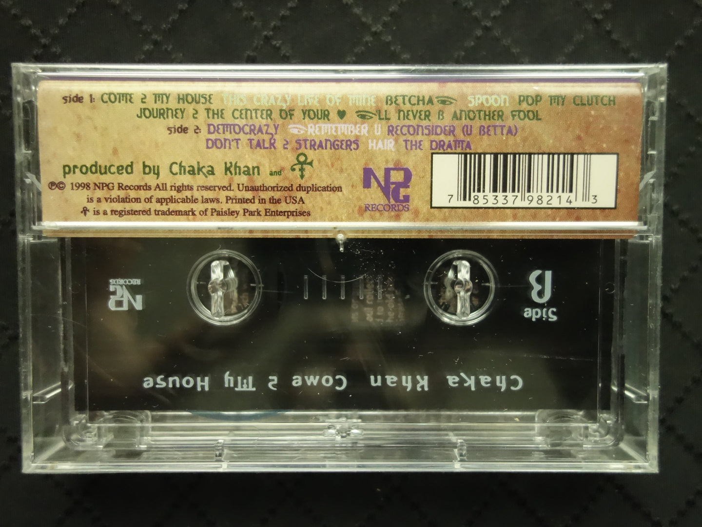 Chaka Khan "Come 2 My House"-Cassette Tapes-UnDigable Digs