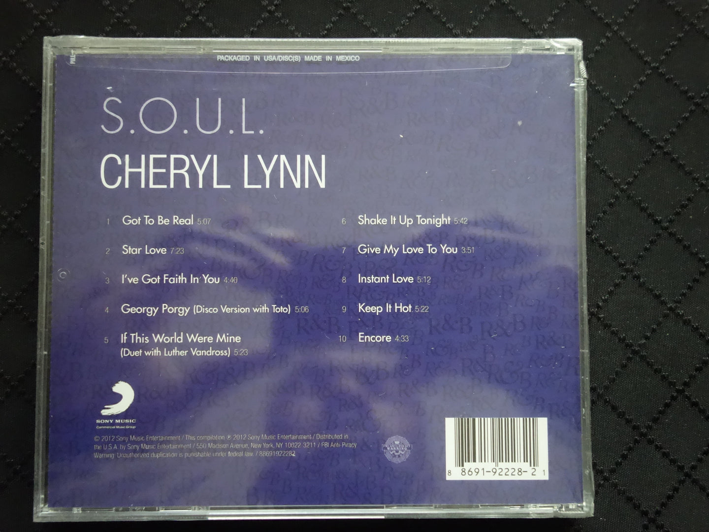 Cheryl Lynn "S.O.U.L" (CD)-CDs-UnDigable Digs