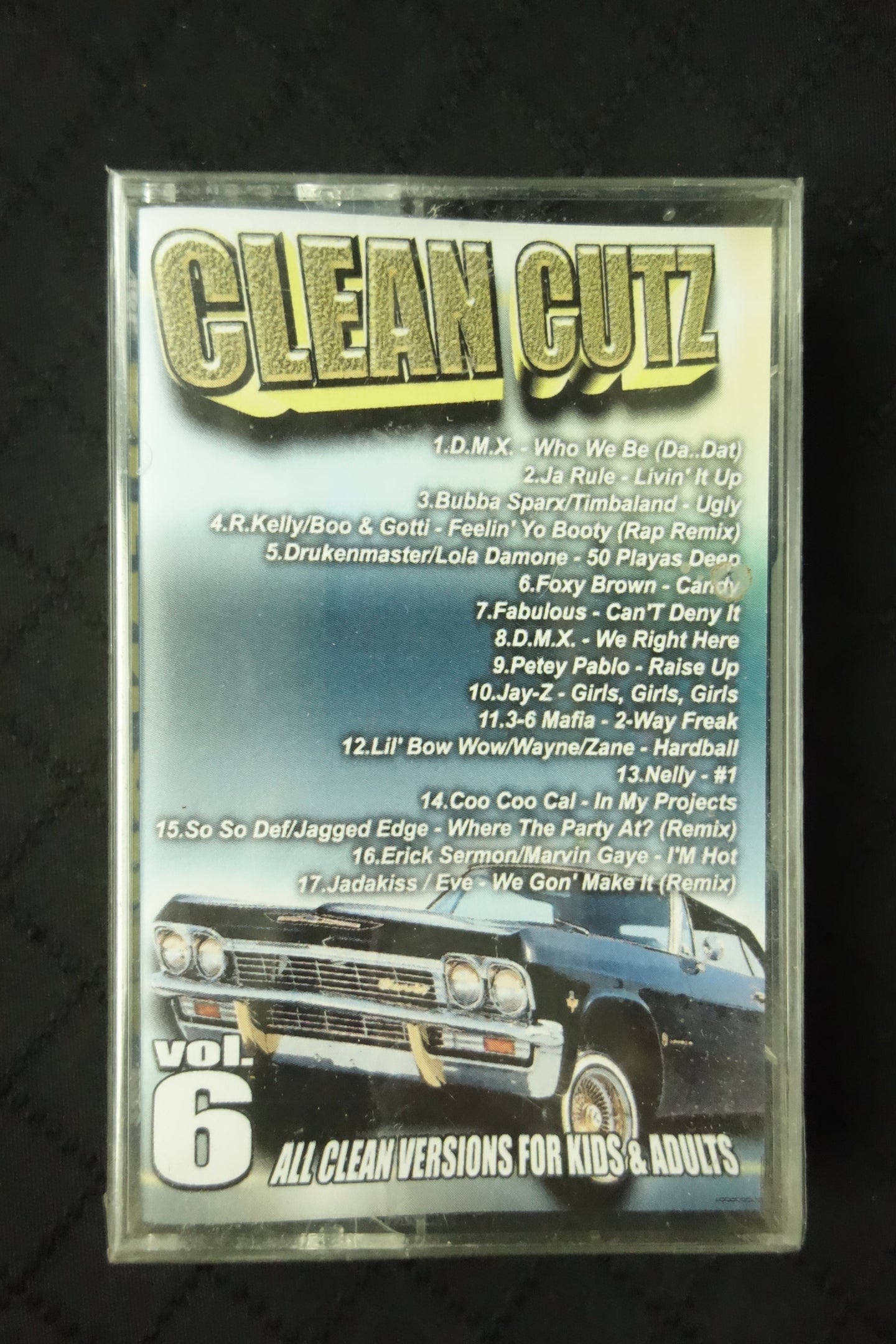 Clean Cutz Vol. 6: All Clean Versions For Kids & Adults-Cassette Tapes-UnDigable Digs