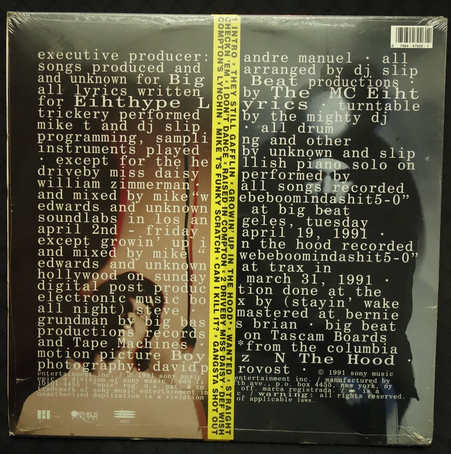 Compton's Most Wanted "Straight Checkn 'Em" (LP)-Vinyl Records-UnDigable Digs