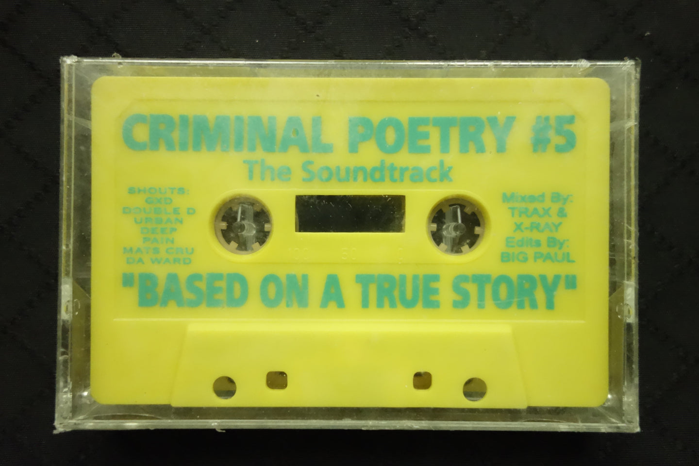 Criminal Poetry #5: Based On A True Story-Cassette Tapes-UnDigable Digs