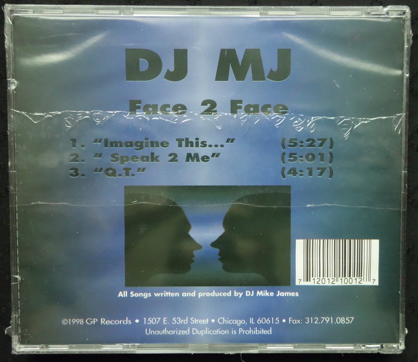 DJ MJ "Face 2 Face" (CD) (Single)-CDs-UnDigable Digs