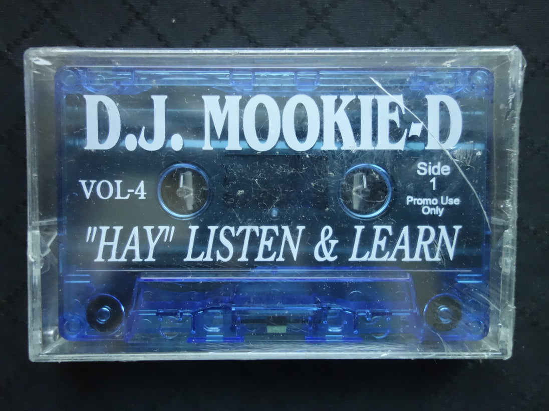 D.J. Mookie-D "VOL-4: "Hay" Listen & Learn"-Cassette Tapes-UnDigable Digs