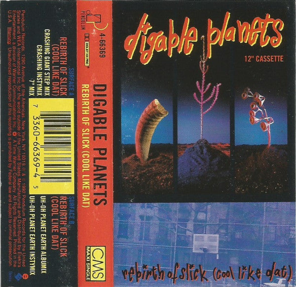 Digable Planets "Rebirth Of Slick (Cool Like Dat)" (Maxi-Single)-Cassette Tapes-UnDigable Digs