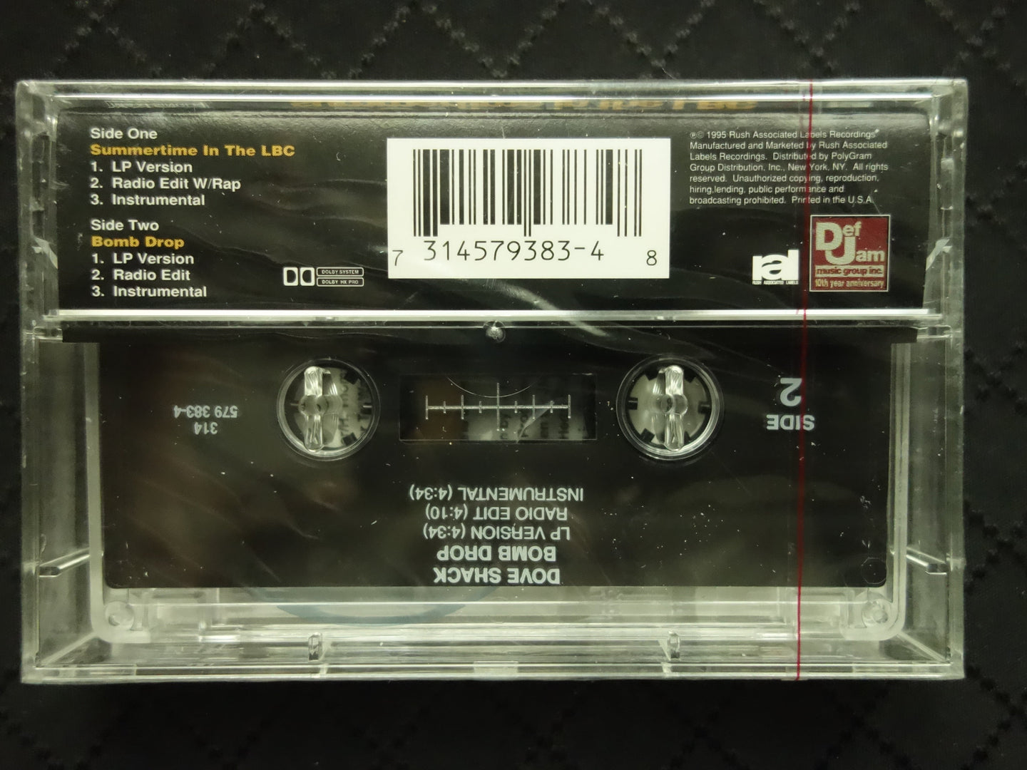 Dove Shack "Summertime In The LBC / Bomb Drop" (Maxi-Single)-Cassette Tapes-UnDigable Digs