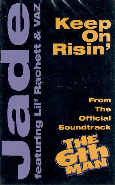 Jade Featuring Lil' Rachett & VAZ "Keep On Risin'" (Cassette Single)-Cassette Tapes-UnDigable Digs
