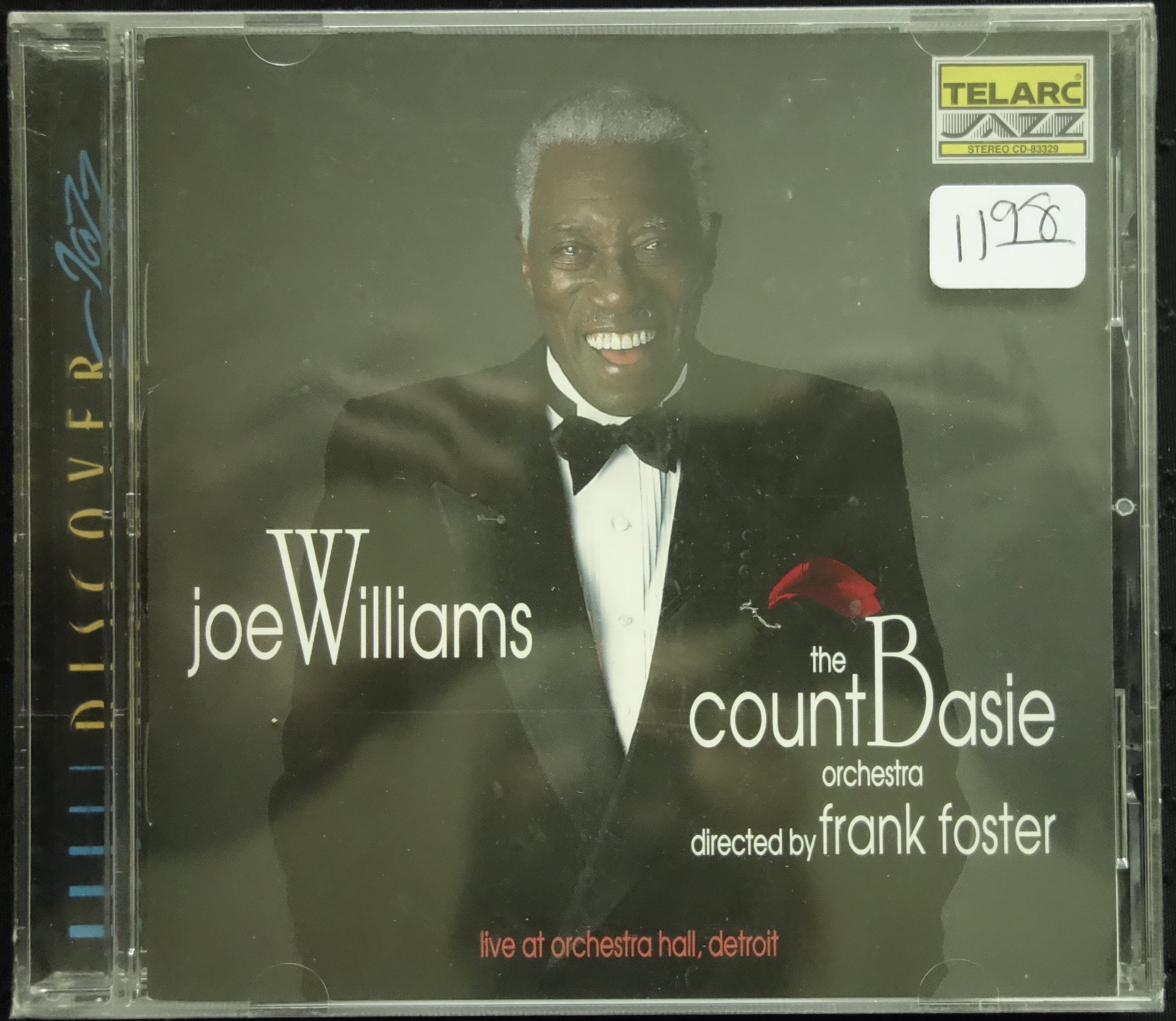 Joe Williams With The Count Basie Orchestra Directed By Frank Foster "Live At Orchestra Hall, Detroit" (CD)-CDs-UnDigable Digs