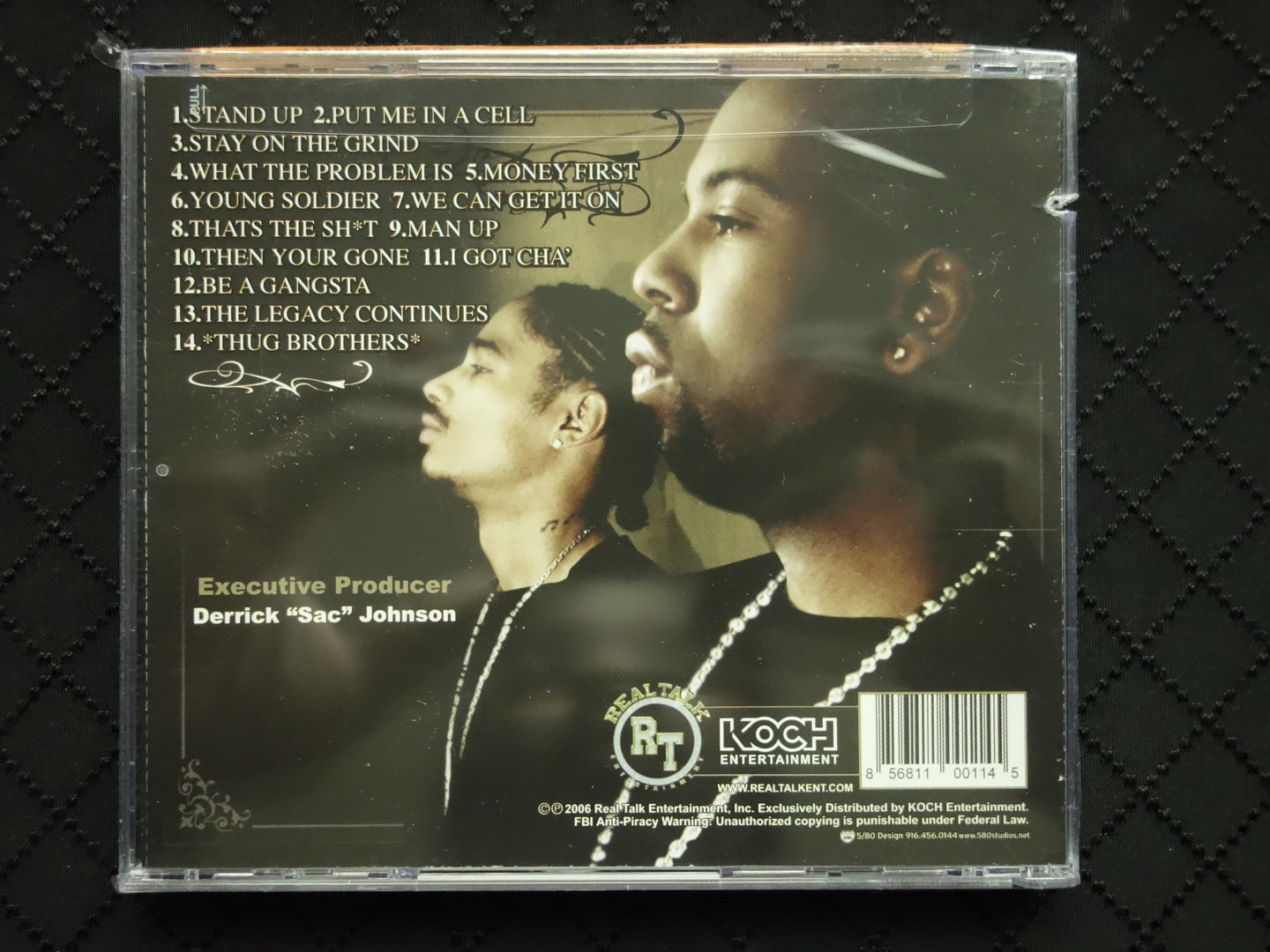 Layzie Bone & Young Noble "Thug Brothers" (CD)-CDs-UnDigable Digs