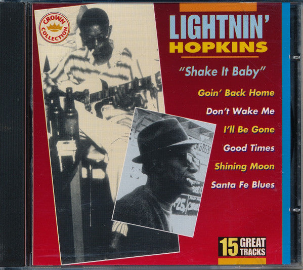 Lightnin' Hopkins "Shake It Baby" (CD)-CDs-UnDigable Digs