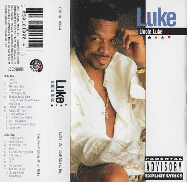 Luke "Uncle Luke"-Cassette Tapes-UnDigable Digs