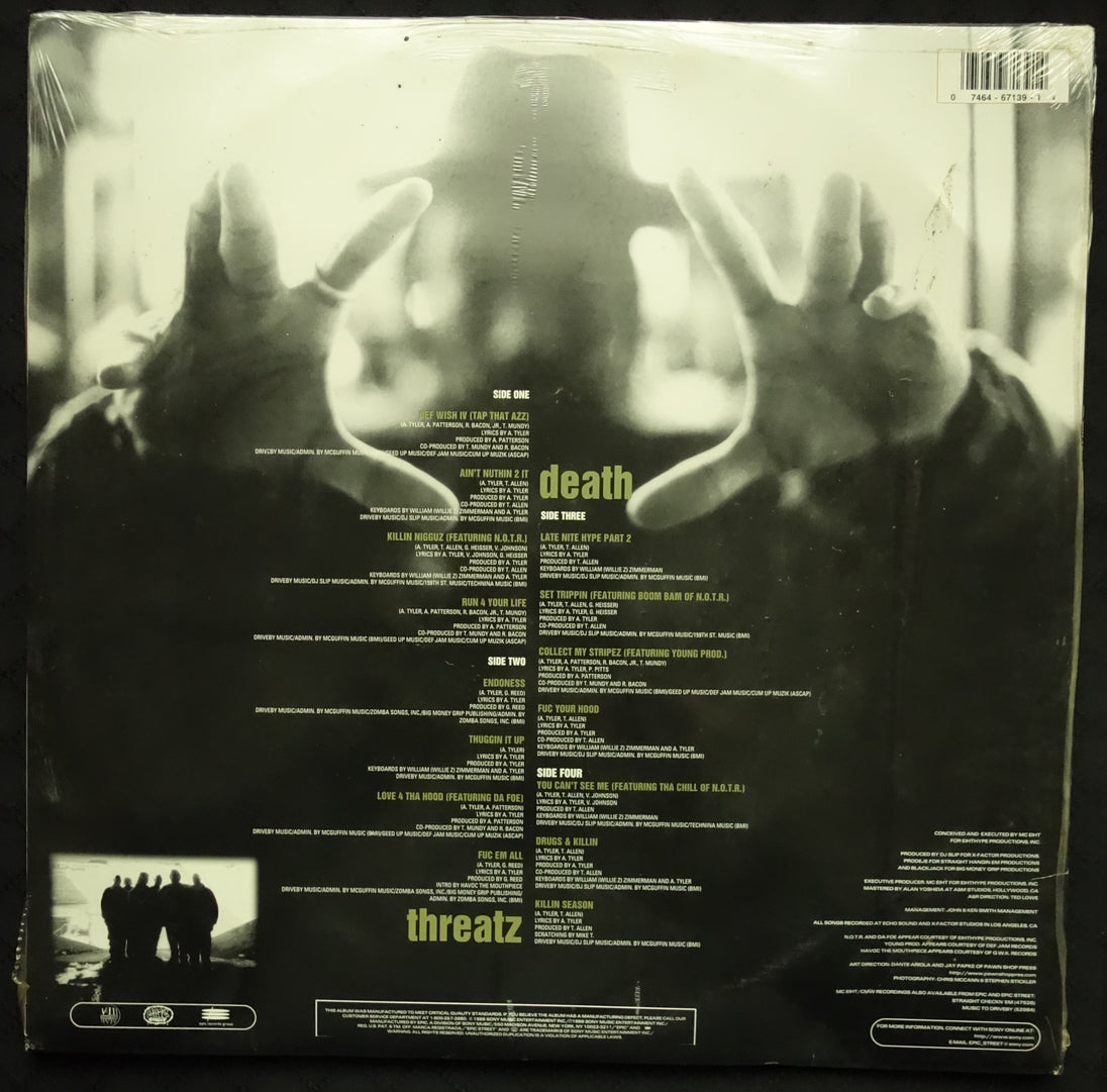 MC Eiht "Death Threatz" (2xLP)-Vinyl Records-UnDigable Digs
