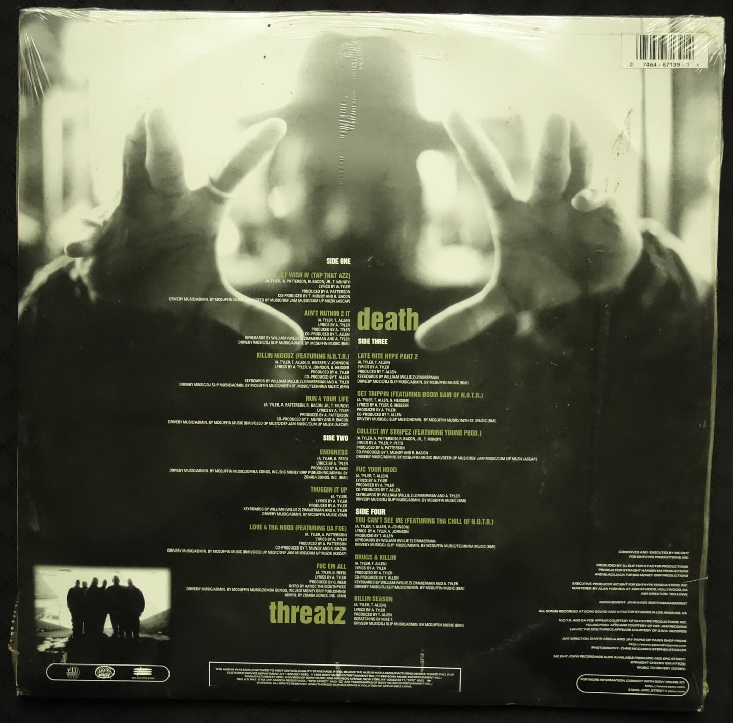 MC Eiht "Death Threatz" (2xLP)-Vinyl Records-UnDigable Digs