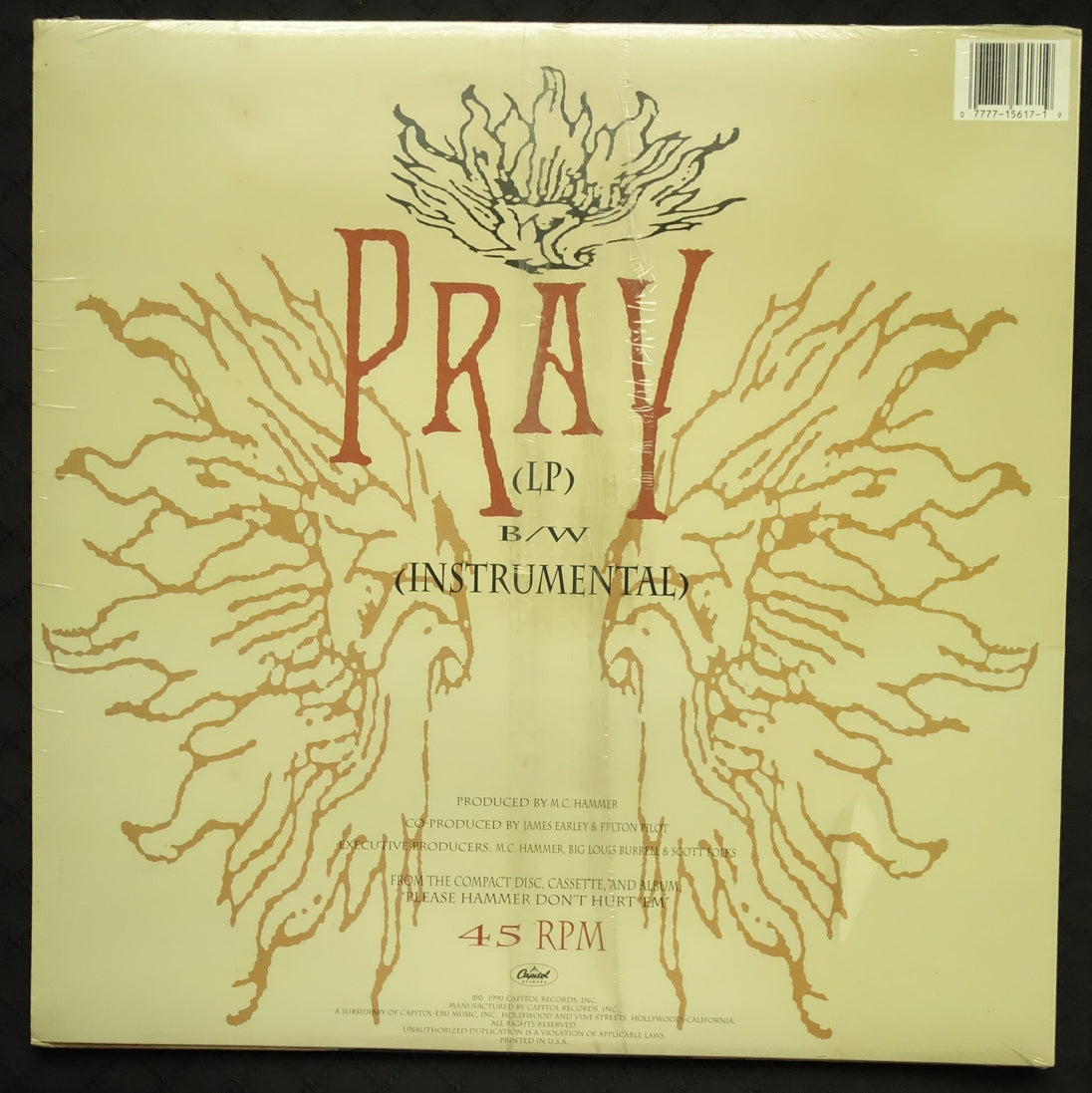 MC Hammer "Pray" (12" Single)-Vinyl Records-UnDigable Digs