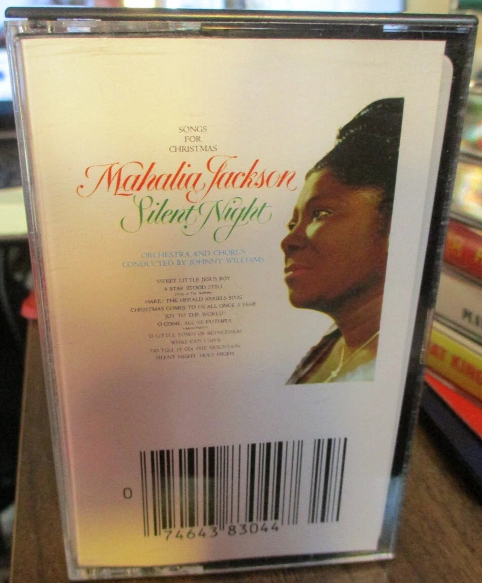 Mahalia Jackson "Silent Night / Songs For Christmas"-Cassette Tapes-UnDigable Digs