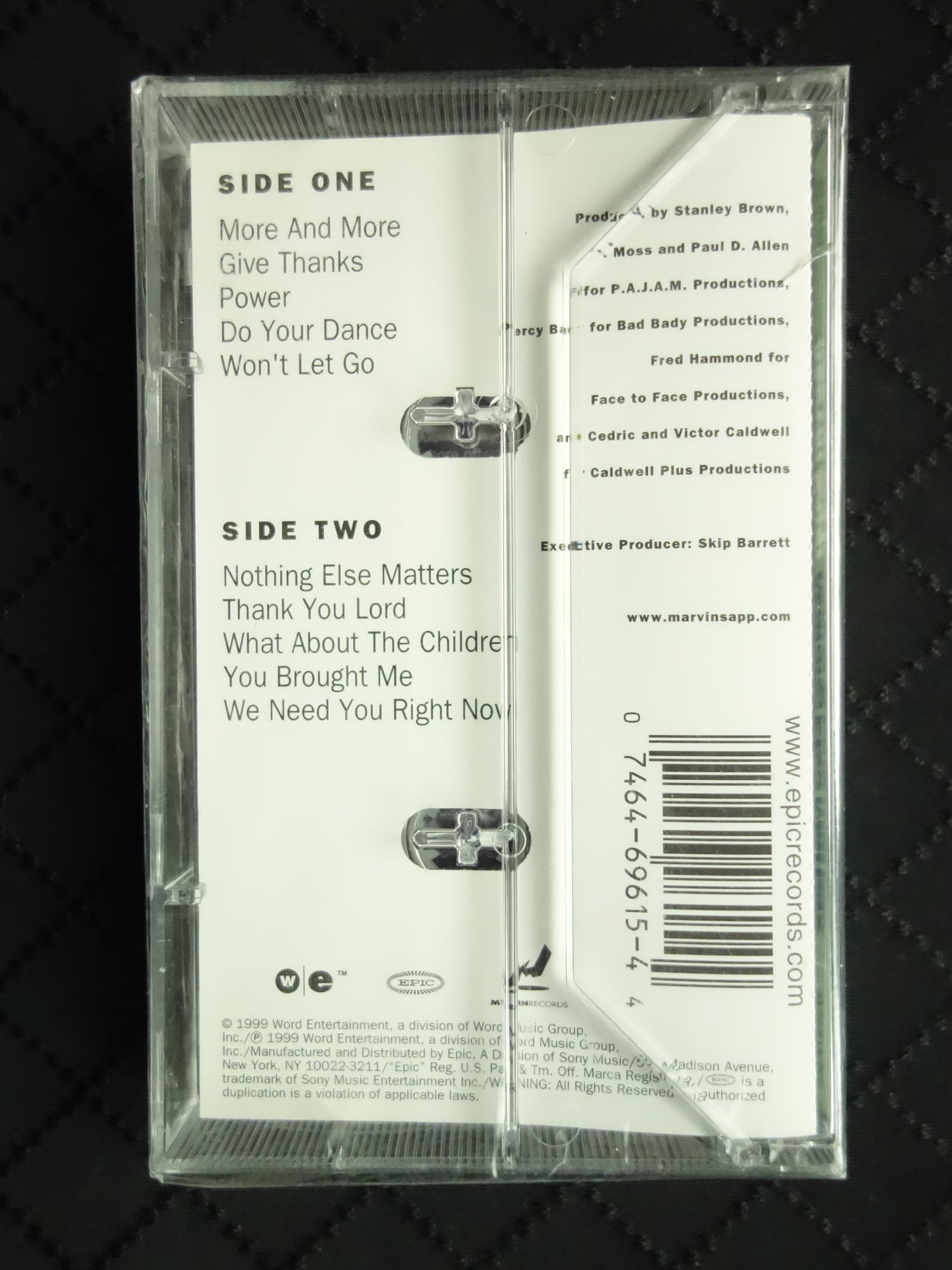 Marvin Sapp "Nothing Else Matters" (Single)-Cassette Tapes-UnDigable Digs