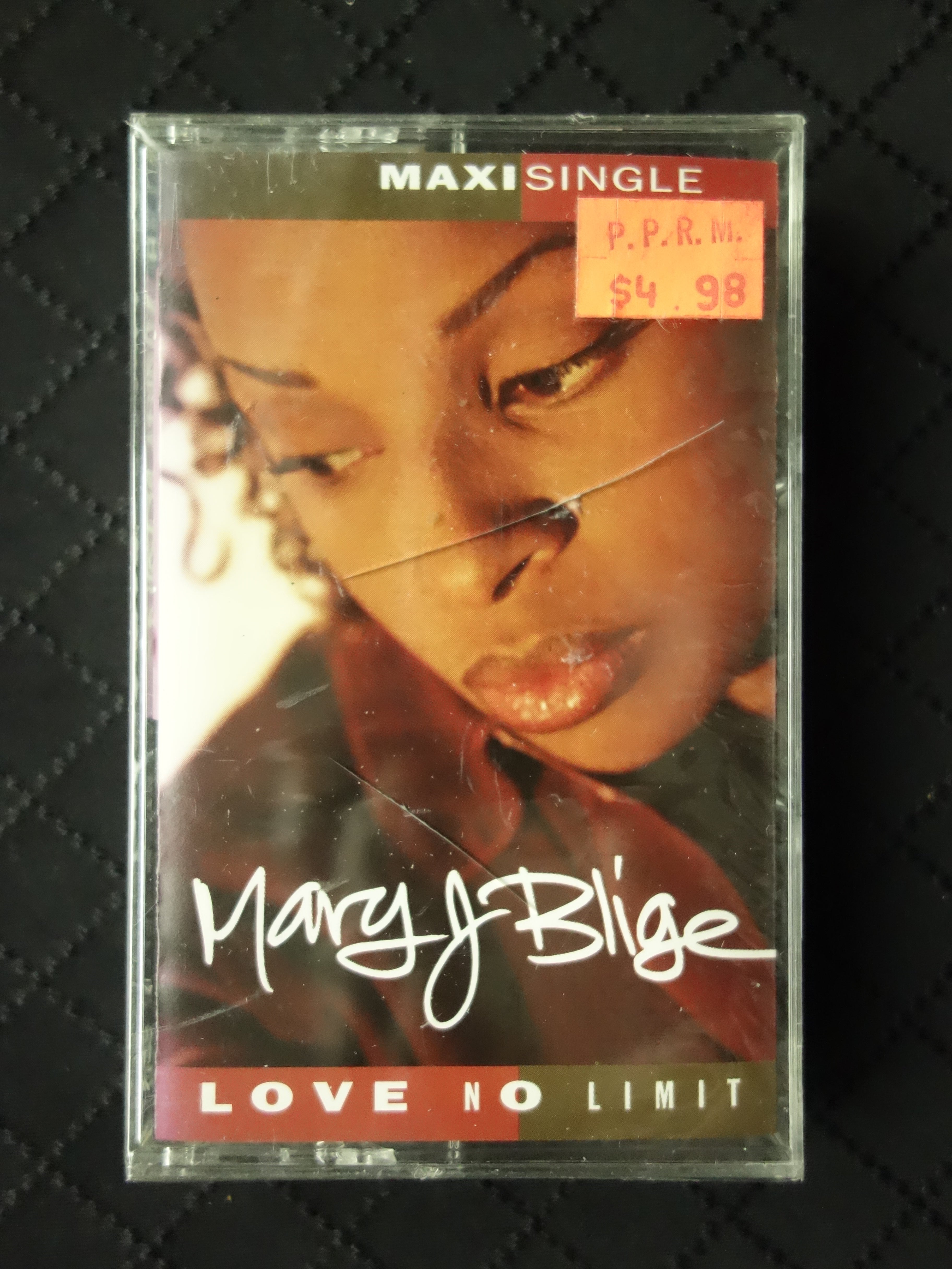 Mary J Blige "Love No Limit" (Maxi-Single)-Cassette Tapes-UnDigable Digs