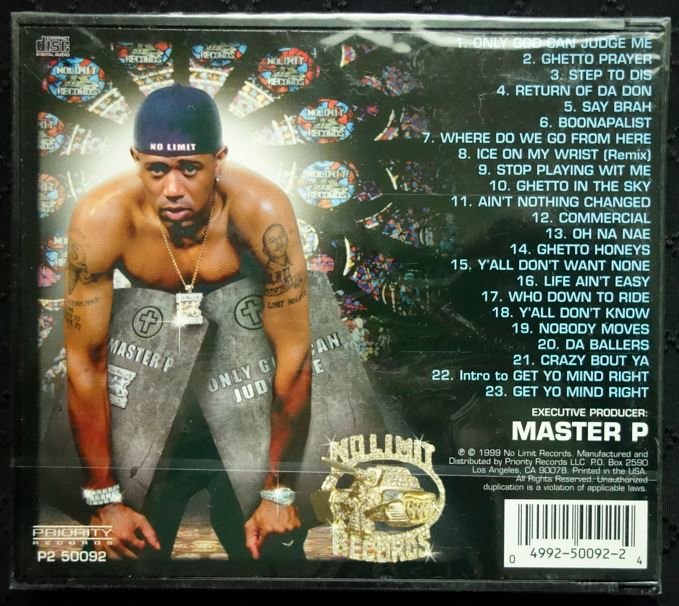 Master P "Only God Can Judge Me" (CD)-CDs-UnDigable Digs