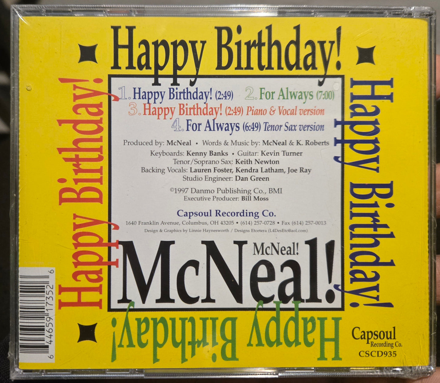 McNeal! McNeal! "Happy Birthday!" (CD Single)-CDs-UnDigable Digs
