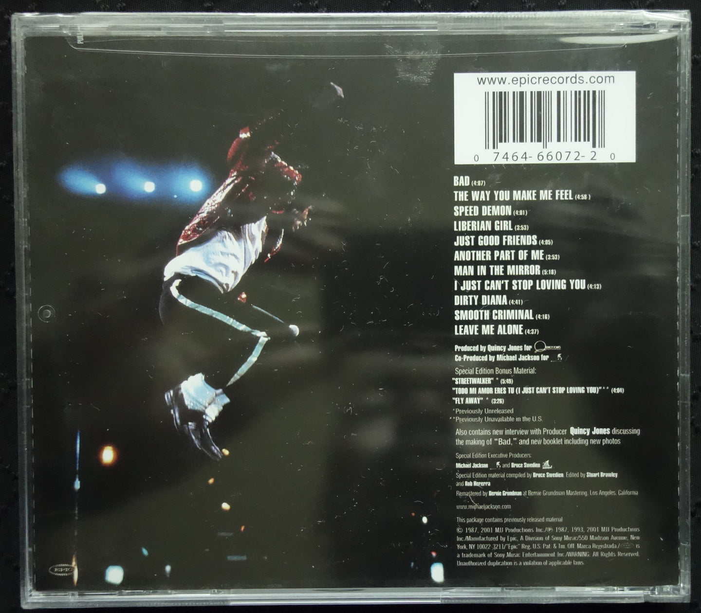 Michael Jackson "Bad" (CD) (Special Edition)-CDs-UnDigable Digs