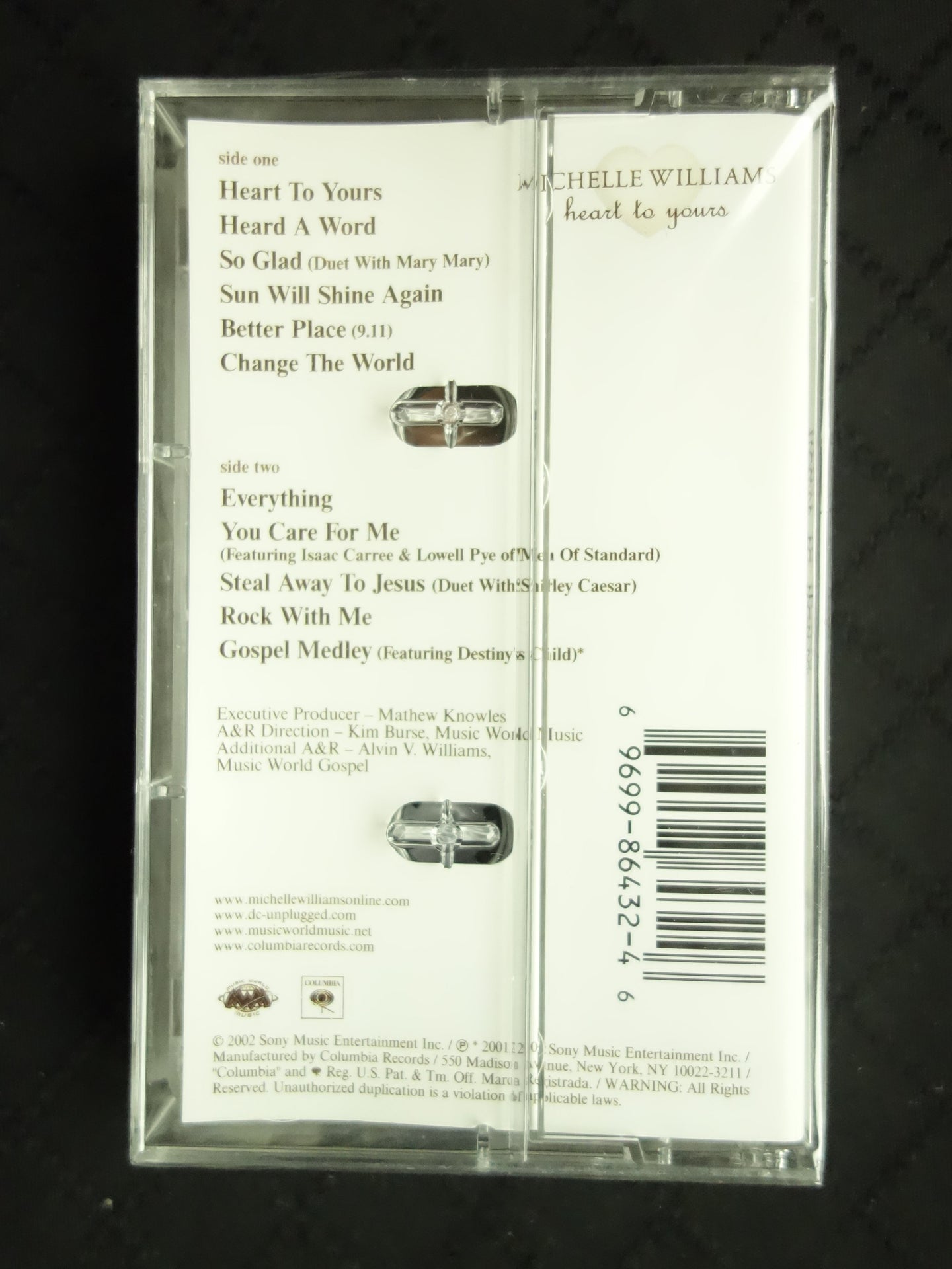 Michelle Williams "Heart To Yours"-Cassette Tapes-UnDigable Digs