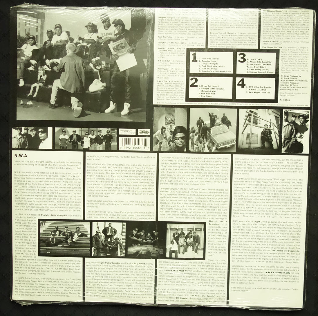 N.W.A. "Greatest Hits" (2xLP)-Vinyl Records-UnDigable Digs