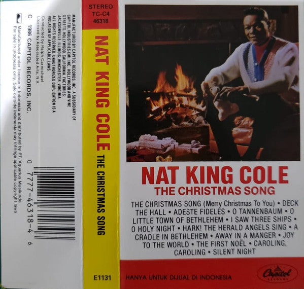 Nat King Cole "The Christmas Song"-Cassette Tapes-UnDigable Digs
