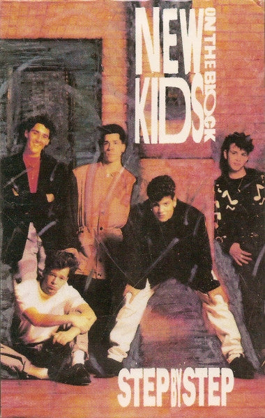 New Kids On The Block "Step By Step" (Single)-Cassette Tapes-UnDigable Digs