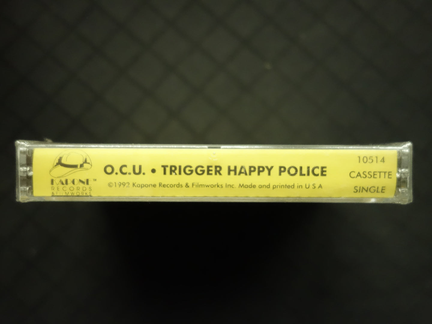 O.C.U. "Trigger Happy Police" (Single)-Cassette Tapes-UnDigable Digs