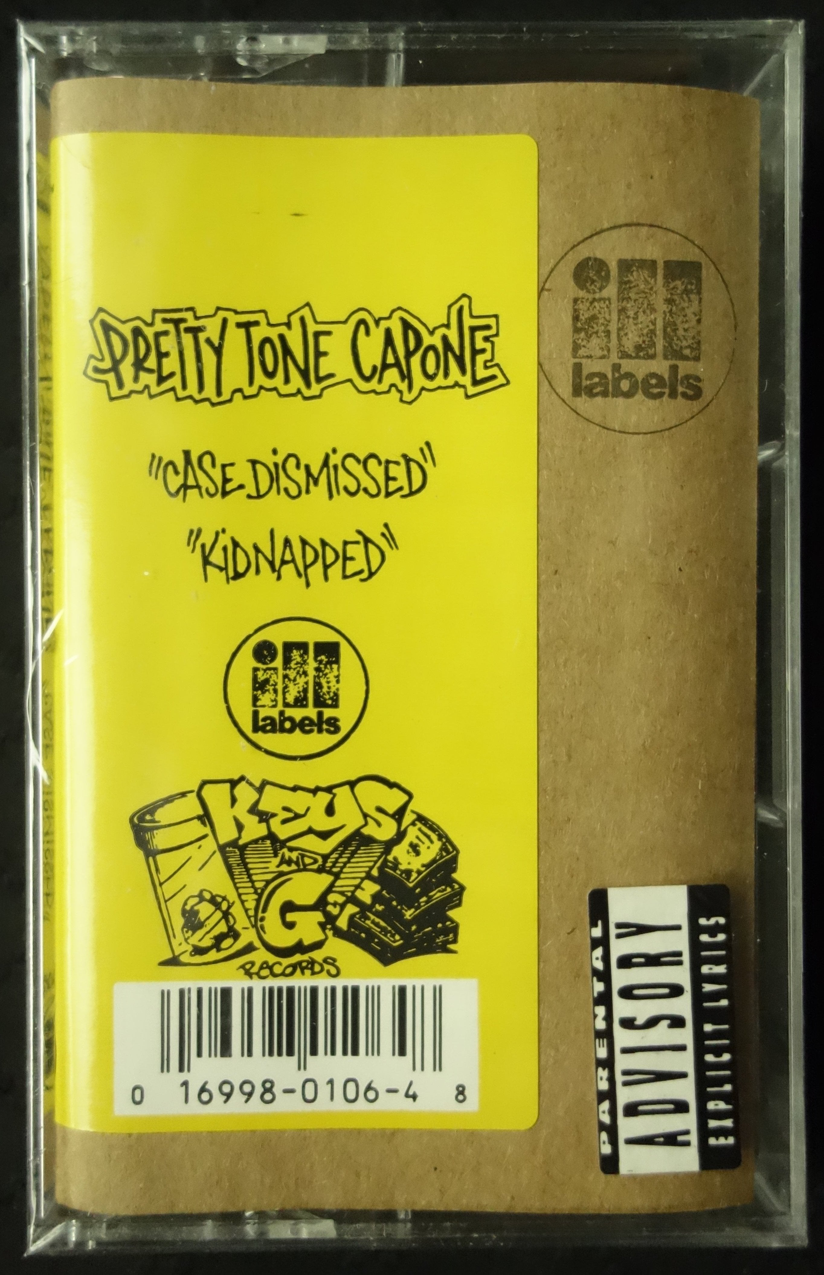 Pretty Tone Capone "Case Dismissed / Kidnapped" (Maxi-Single)-Cassette Tapes-UnDigable Digs