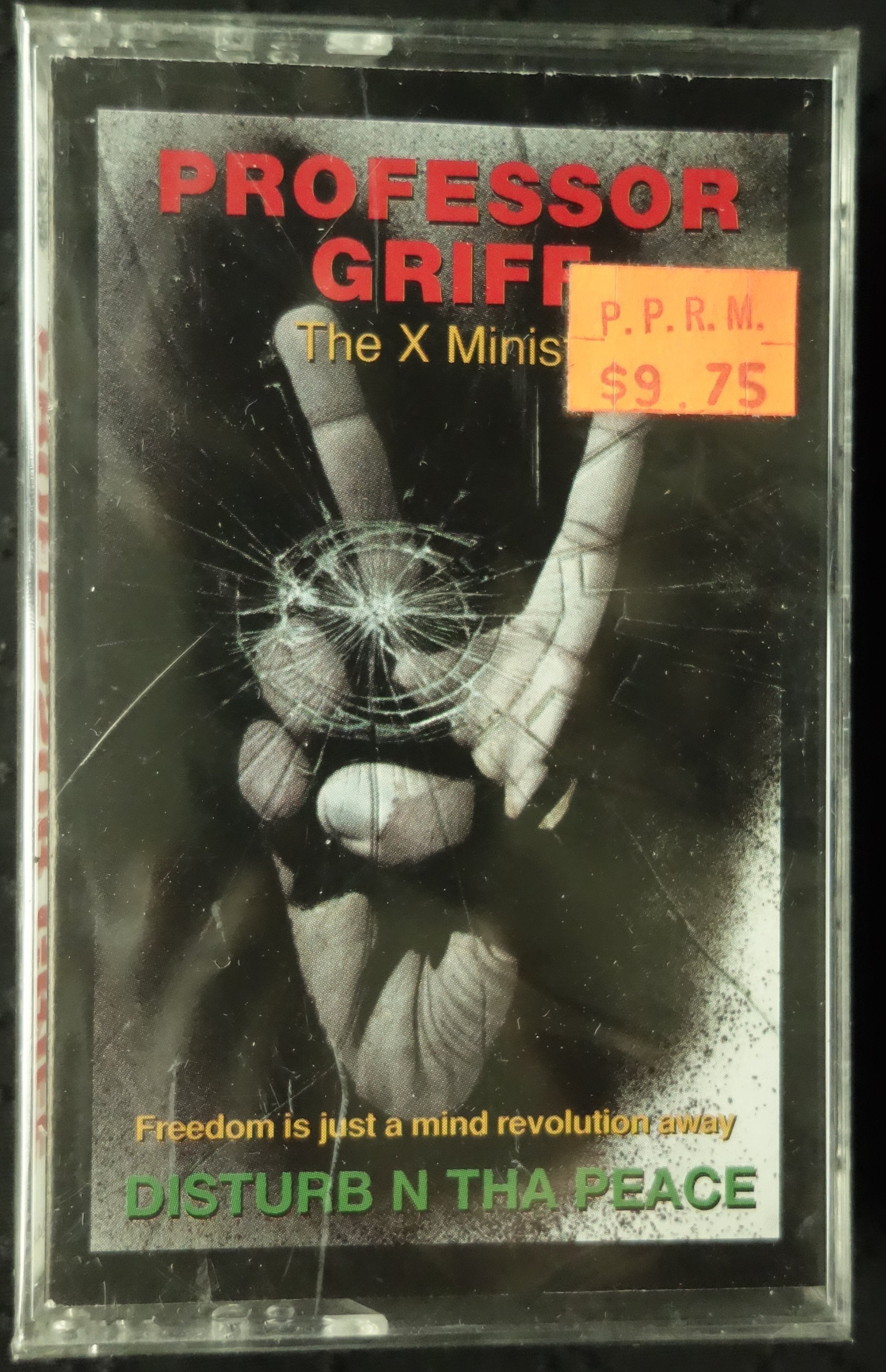 Professor Griff "Disturb N Tha Peace (Freedom Is Just A Mind Revolution Away)"-Cassette Tapes-UnDigable Digs