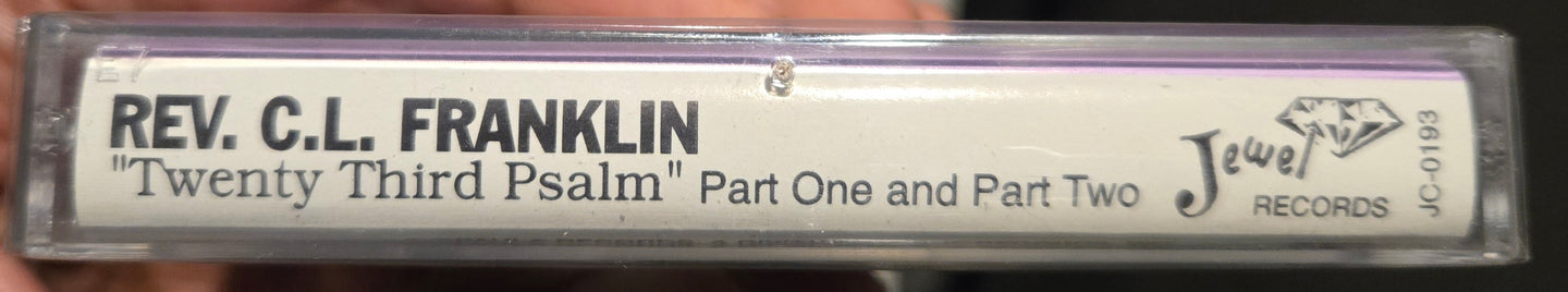 Rev. C.L. Franklin "Twenty Third Psalm (Part One and Part Two)"-Cassette Tapes-UnDigable Digs