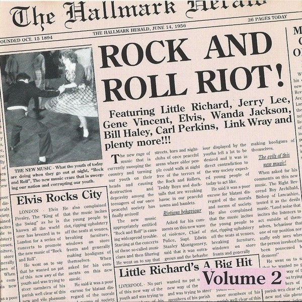 Rock And Roll Riot Volume 2 (CD)-CDs-UnDigable Digs
