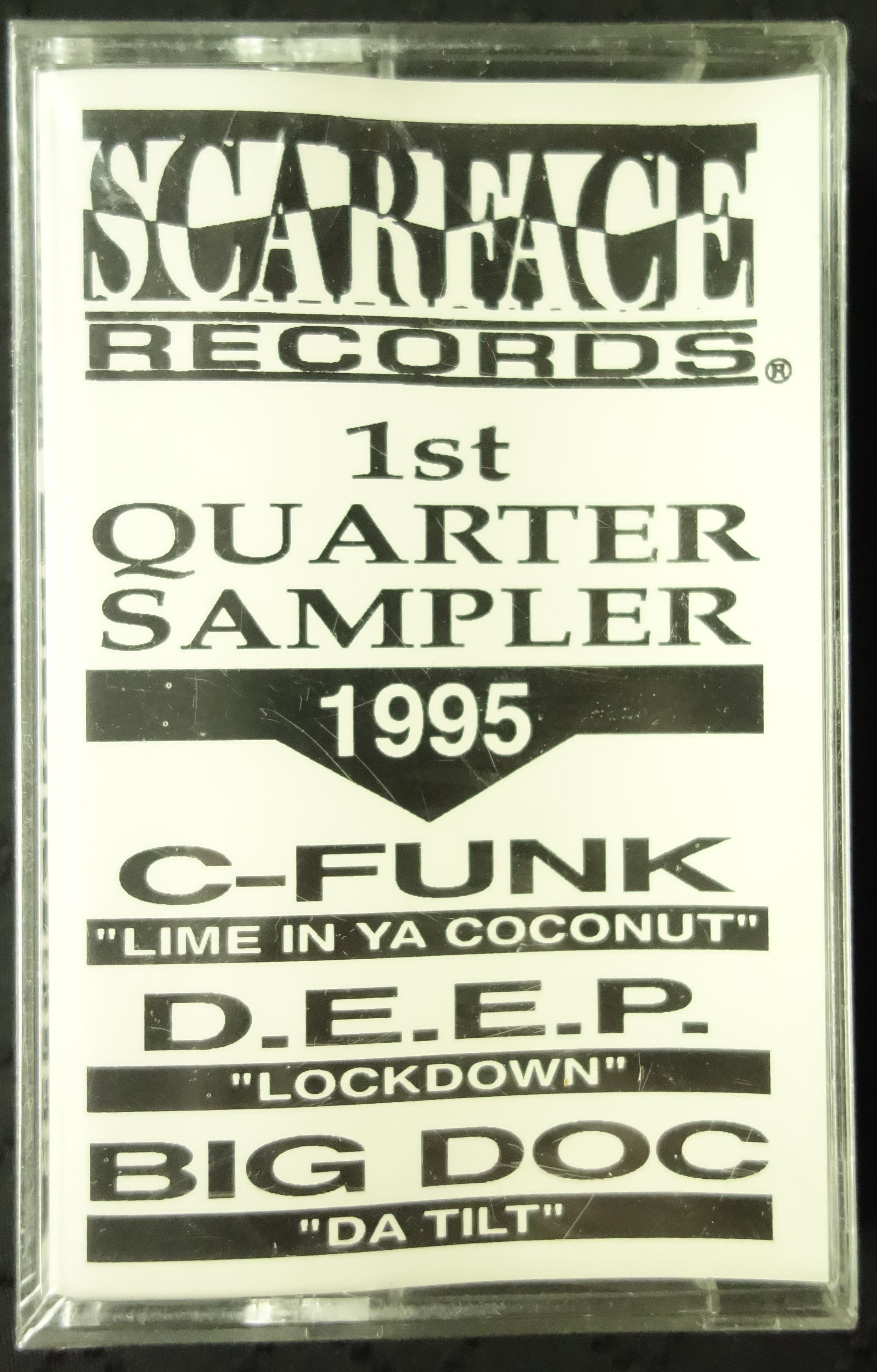 Scarface Records 1st Quarter Sampler 1995 (Promo Sampler)-Cassette Tapes-UnDigable Digs