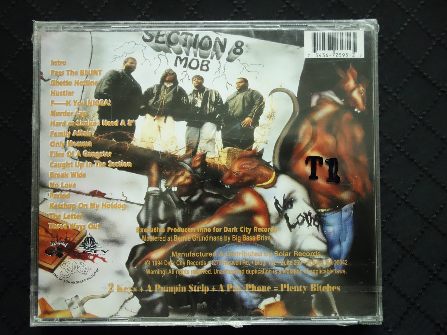 Section 8 Mob "Controlled Dangerous Substance" (CD)-CDs-UnDigable Digs