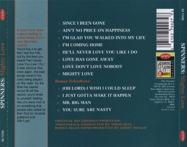 Spinners "Mighty Love" (CD)-CDs-UnDigable Digs