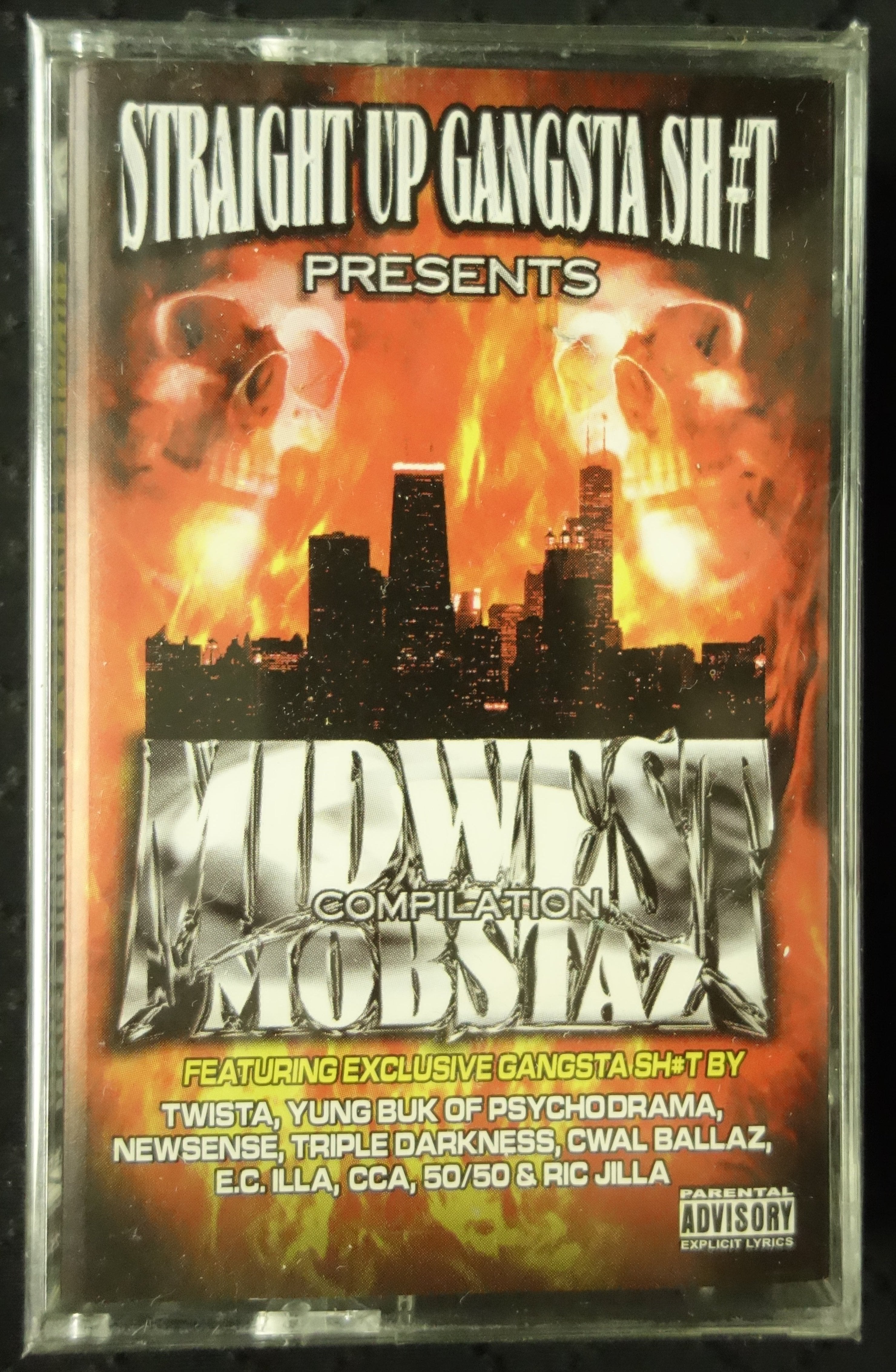 Straight Up Gangsta Sh#t Presents: Midwest Mobstaz Volume 1-Cassette Tapes-UnDigable Digs