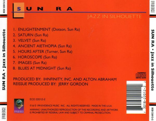 Sun Ra And His Arkestra "Jazz In Silhouette" (CD)-CDs-UnDigable Digs