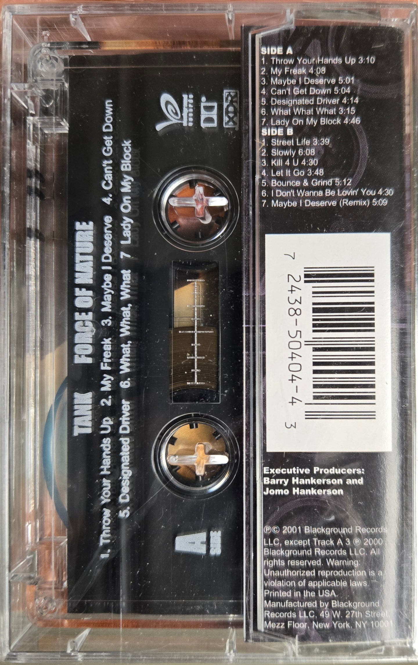 Tank "Force Of Nature"-Cassette Tapes-UnDigable Digs