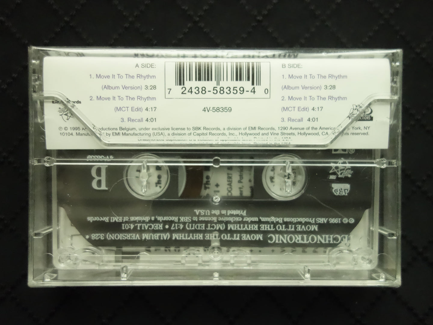 Technotronic Featuring Ya Kid K "Move It To The Rhythm" (Maxi-Single)-Cassette Tapes-UnDigable Digs